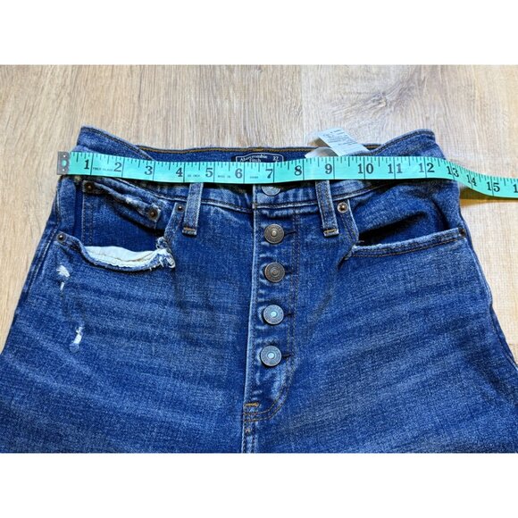 Abercrombie & Fitch Womens Ultra High Rise Mom Jeans Size 27 - Picture 4 of 6